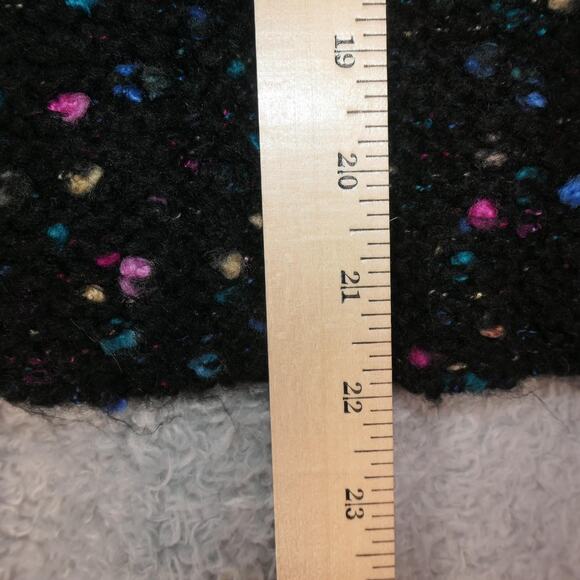 Maeve Anthropologie Sweater Womens XS Black Confetti Chunky Bell Sleeve Oversize - Picture 9 of 13